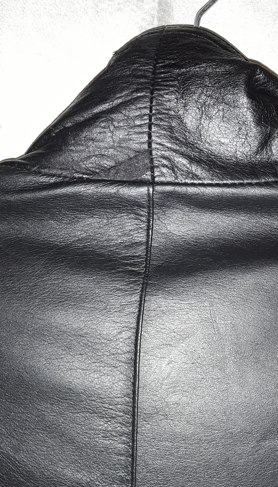 OutBrook Women's Black Leather Coat Size: Small - Picture 6 of 8